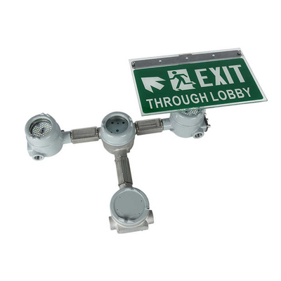station service imperméable de l'industrie chimique IP66 de lumière de secours de la sortie anti-déflagrante 3-6W LED