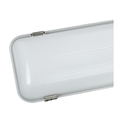 Réglette d'éclairage de secours linéaire à vapeur LED IP65 24W Boutique T8 Fluorescent étanche